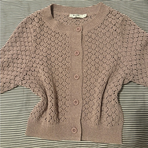 NA-KD Structure Knitted Cardigan - Picture 2 of 5
